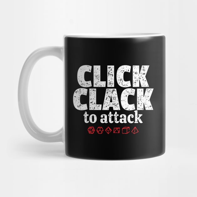 Click Clack to Attack DnD Dice by DnlDesigns